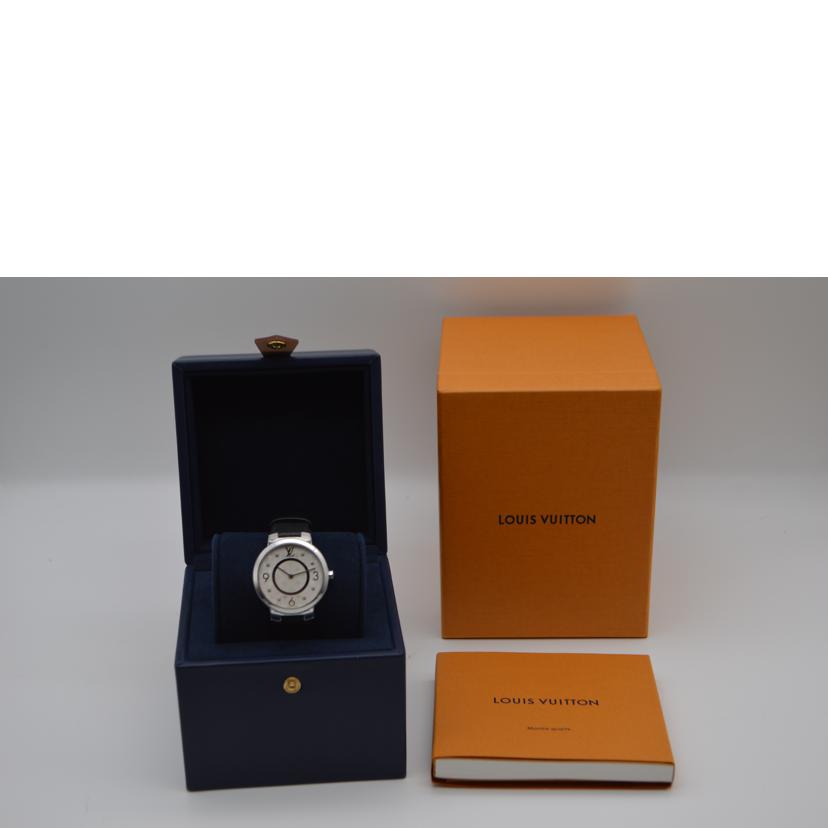 LV ルイヴィトン/タンブールスリムMM 8Pダイヤレディースクォーツ/Q13MJ//TY0929/SAランク/89