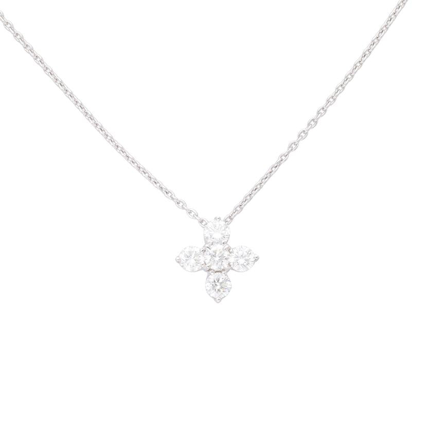 / PT900/850ダイヤネックレス1.00ct//Aランク/75
