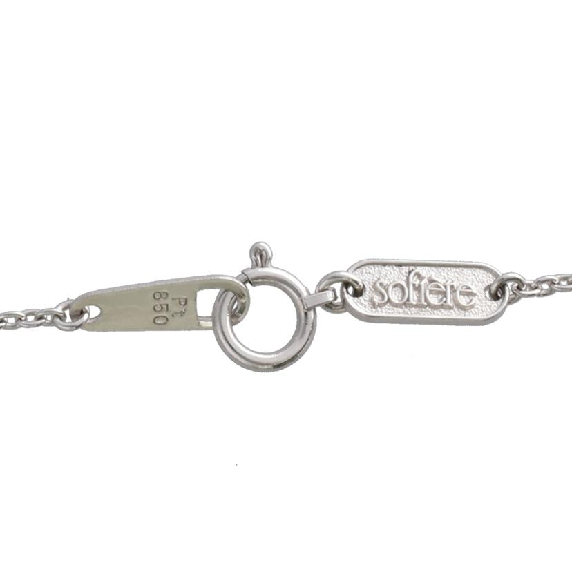 / PT900/850ダイヤネックレス1.00ct//Aランク/75