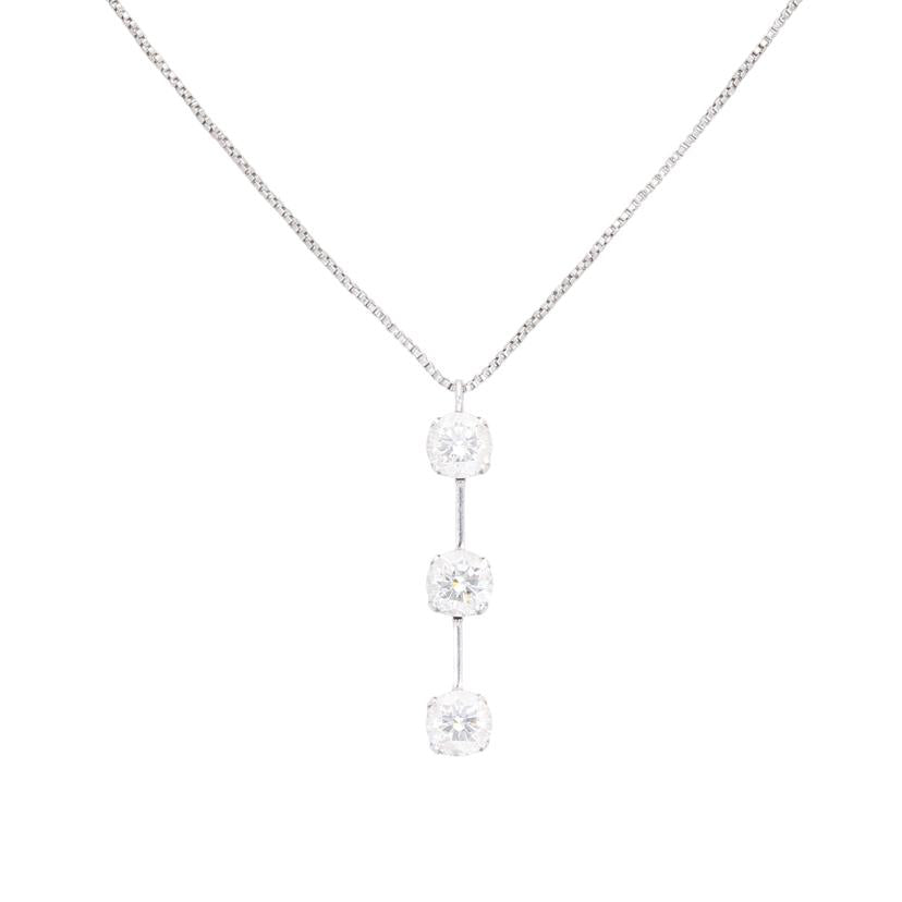 / PT850ダイヤネックレス1.050ct//Aランク/75