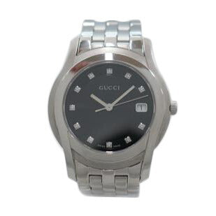 GUCCI グッチ/Gクラス 11Pダイヤ デイト メンズクォーツ/5500M//12515437/ABランク/67