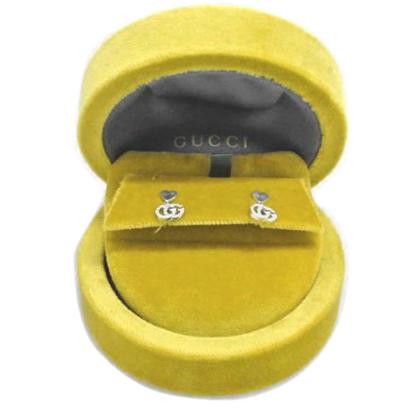 GUCCI グッチ/Au750ピアス GGインターロック//1697AR/ABランク/87