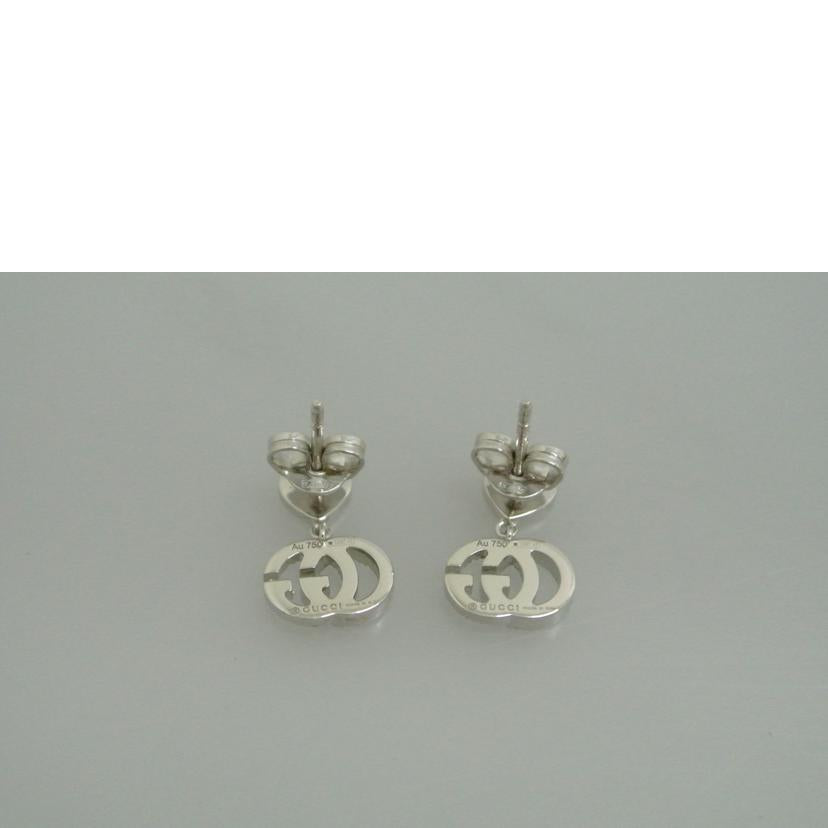 GUCCI グッチ/Au750ピアス GGインターロック//1697AR/ABランク/87