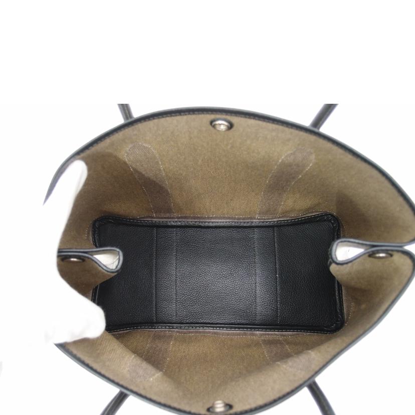 HERMES エルメス 2004年製 トートバッグ ハンドバッグ レディース メンズ/ガーデンパーティ/トワルアッシュ×ブッフル//口H刻印(2004)/ABランク/69