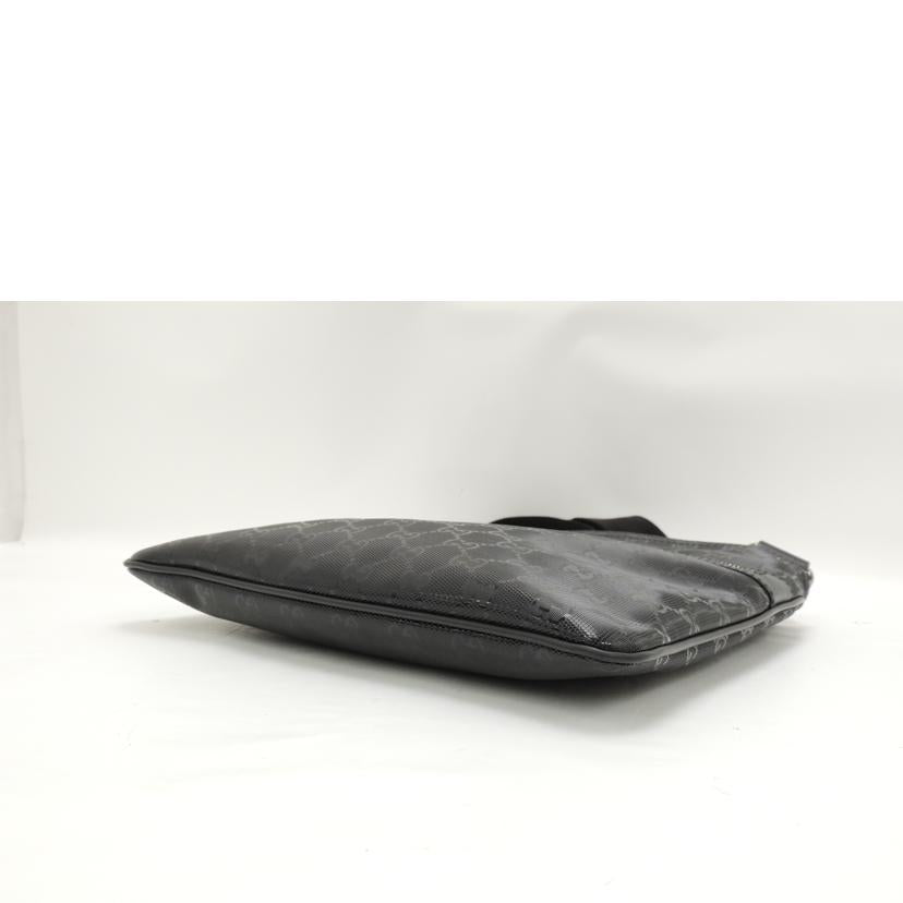 GUCCI グッチ 黒 斜め掛け 肩掛け メンズ レディース/GGインプリメショルダー/ブラック/295257//493075/Aランク/69