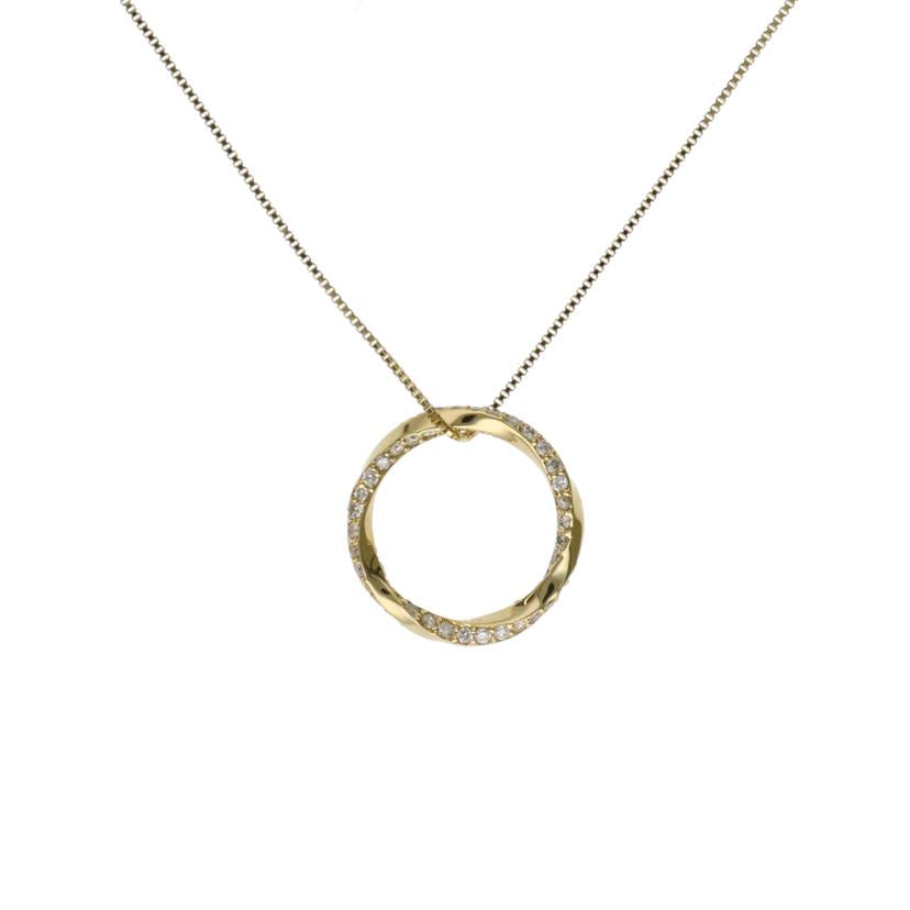 / K18ダイヤネックレス1.01ct//Aランク/75