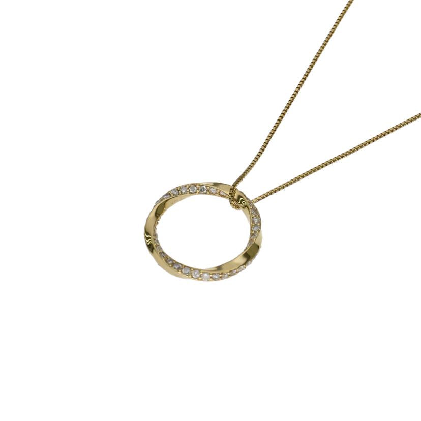 / K18ダイヤネックレス1.01ct//Aランク/75