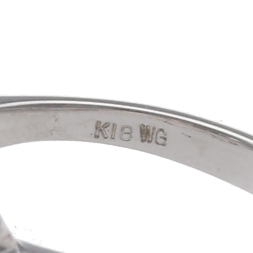 K18WGダイヤリング1.00ct//ABランク/75