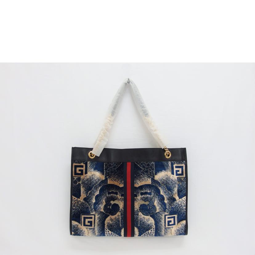 GUCCI グッチ/ラジャ/ベロア/タイガーヘッド/チェーントートバッグ/537219//525040/Aランク/04