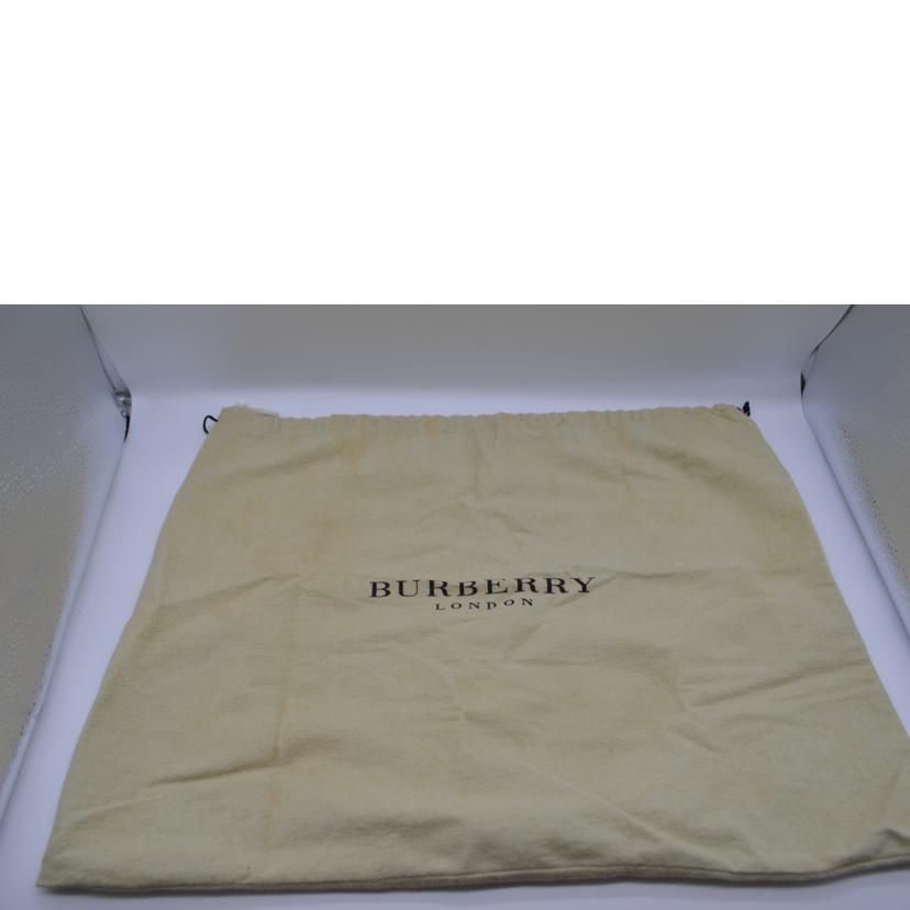 BURBERRY バーバリー/ノバチェックカーフレザースモールトート//ABランク/89