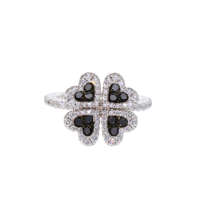 / K18WGブラックダイヤ/ダイヤリング1.00ct//Aランク/75