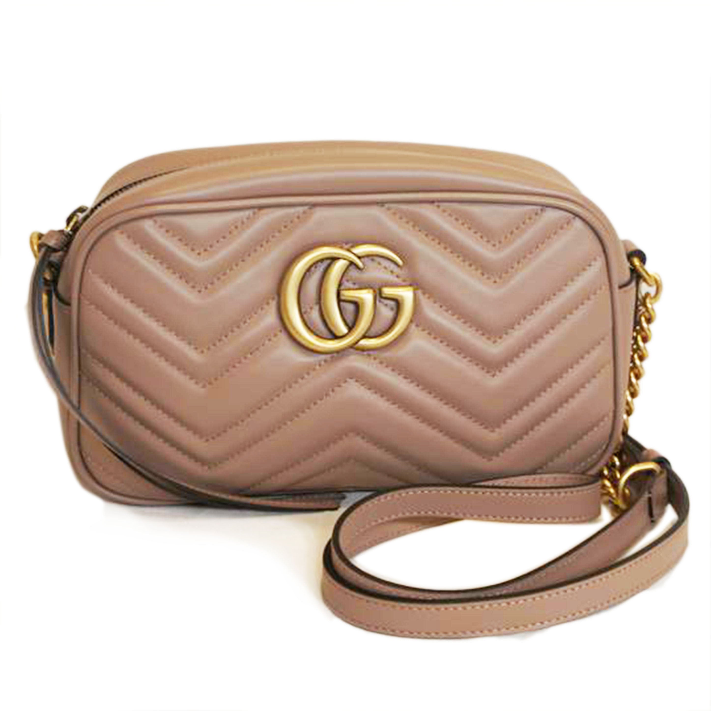 GUCCI グッチ/GGマーモントキルティングチェーンショルダー/447632//520981/Aランク/92