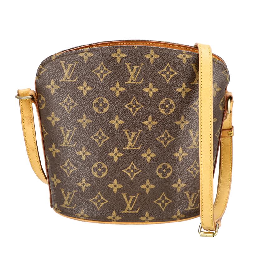 ショルダーバッグ lv オファー ブラウン レザー