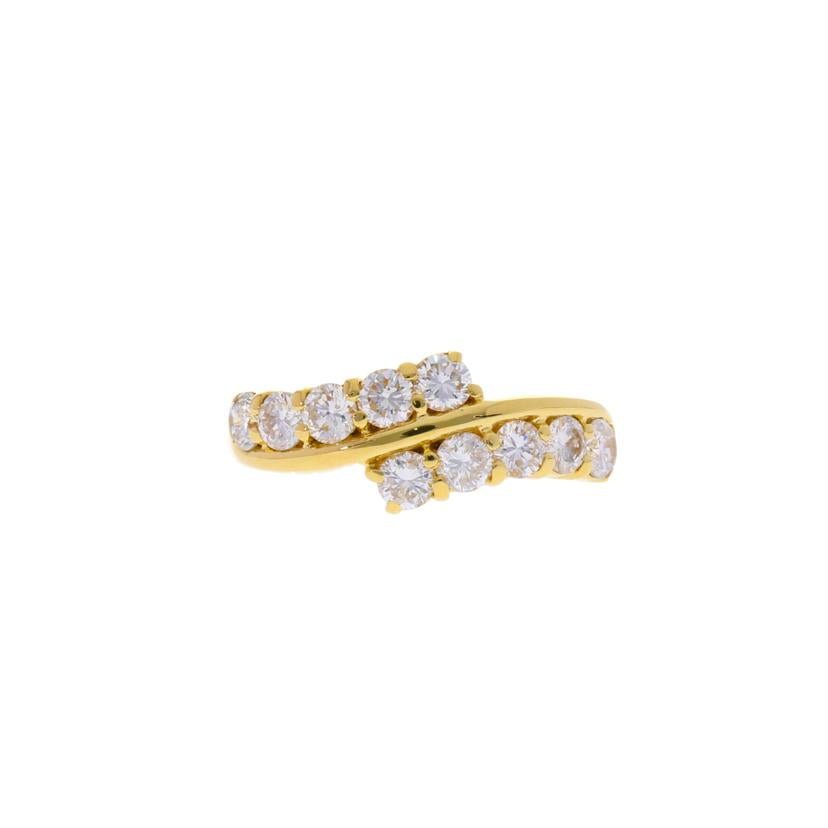 / K18ダイヤリング1.04ct//Aランク/75