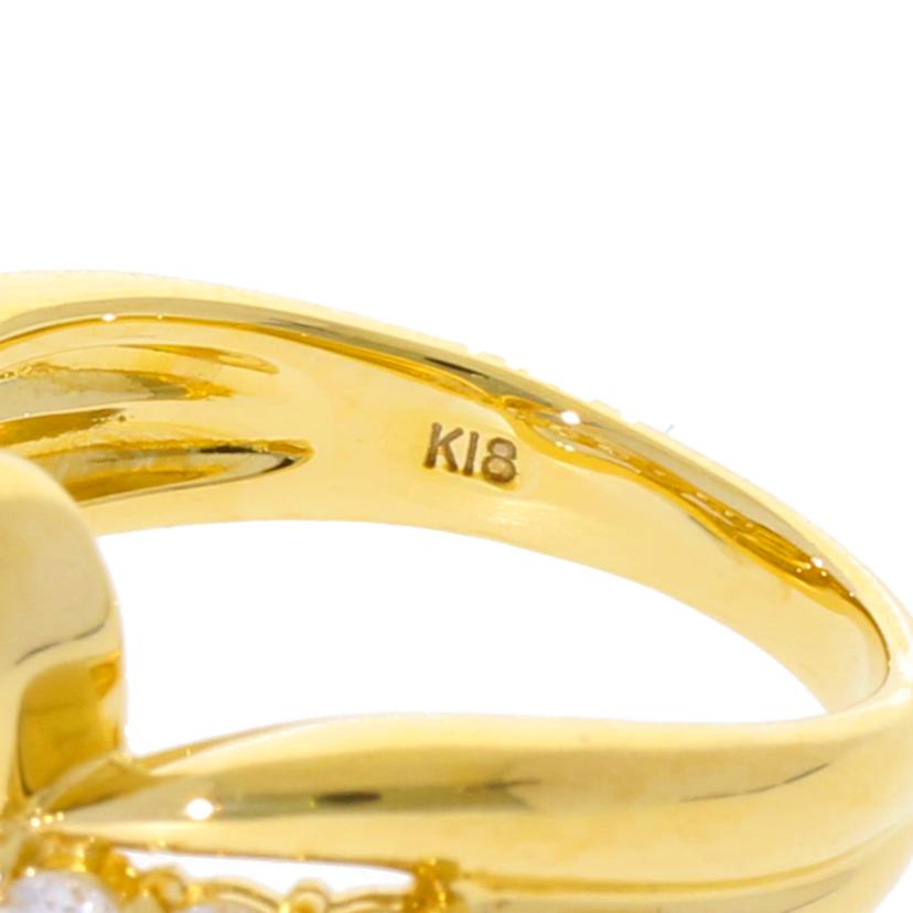 / K18ダイヤリング0.50ct//Aランク/75