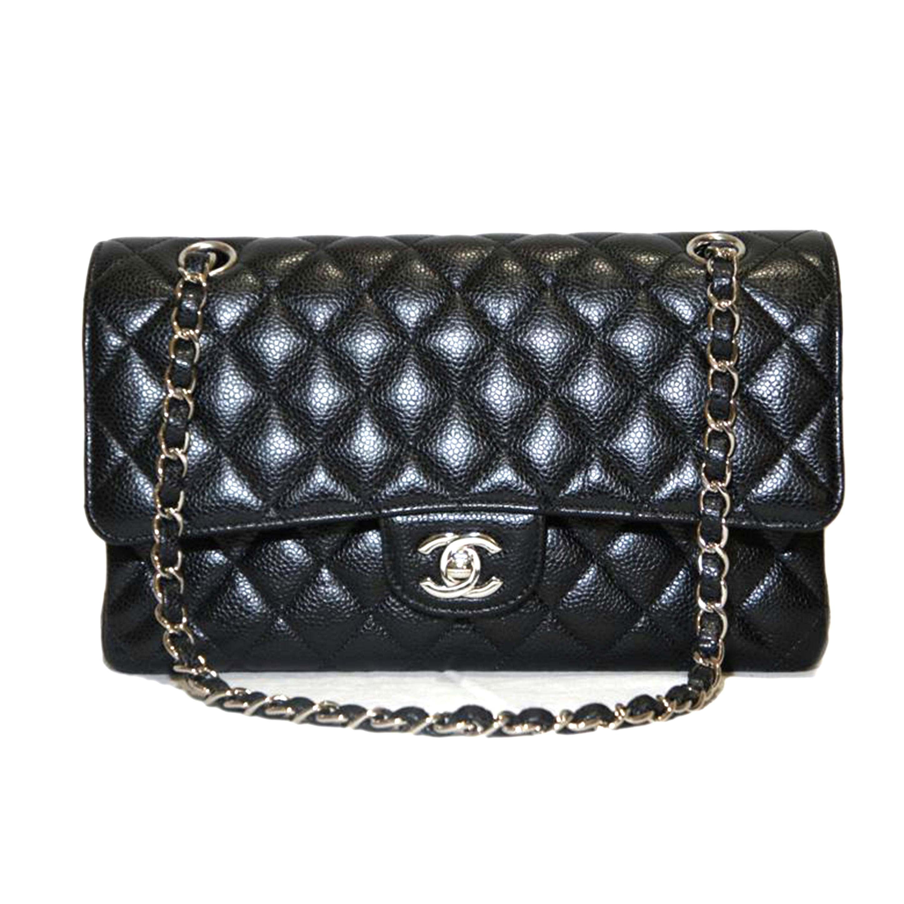CHANEL シャネル/マトラッセ25ダブルフラップチェーンショルダー/キャビアスキン/A01112//23516184/SAランク/94