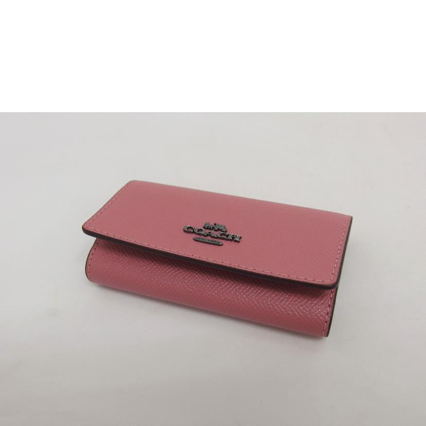 COACH コーチ/6連レザーキーケース/ピンク/58359//H1980/ABランク/04