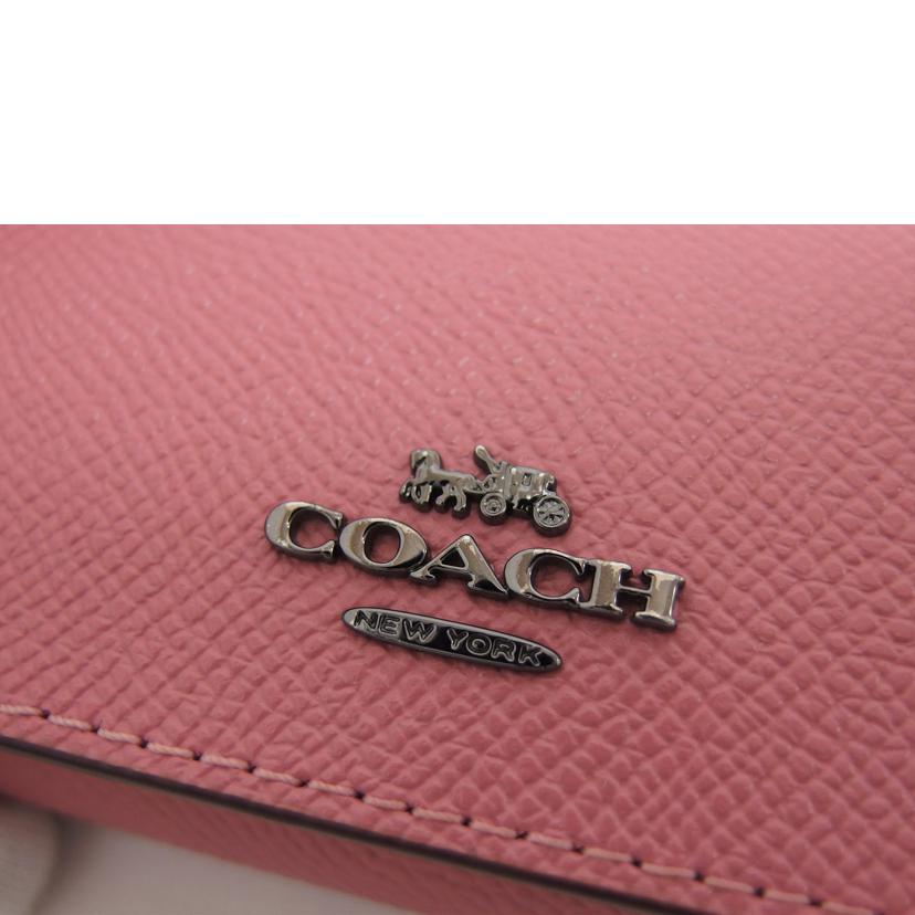 COACH コーチ/6連レザーキーケース/ピンク/58359//H1980/ABランク/04
