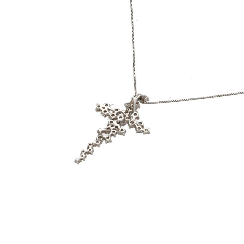 / PT900/850ダイヤネックレス1.00ct//Aランク/75