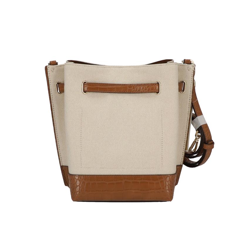 MICHALE KORS マイケルコ―ス/EMILIA バケットバック WHT/BRN/35T1GU5M5C//SAランク/75