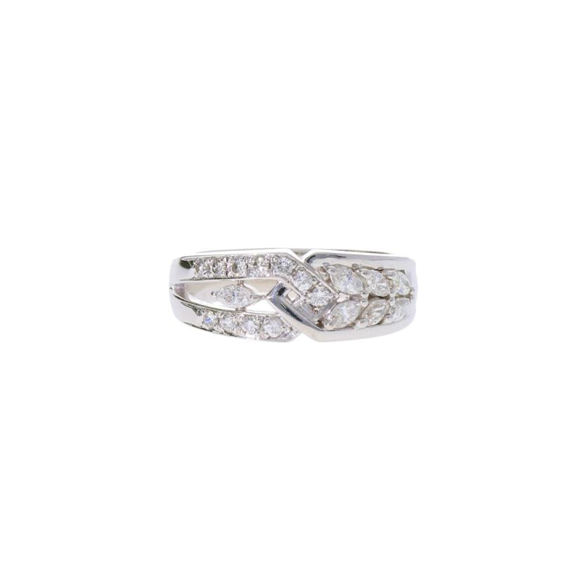 / K18WGダイヤリング0.40ct//Aランク/75