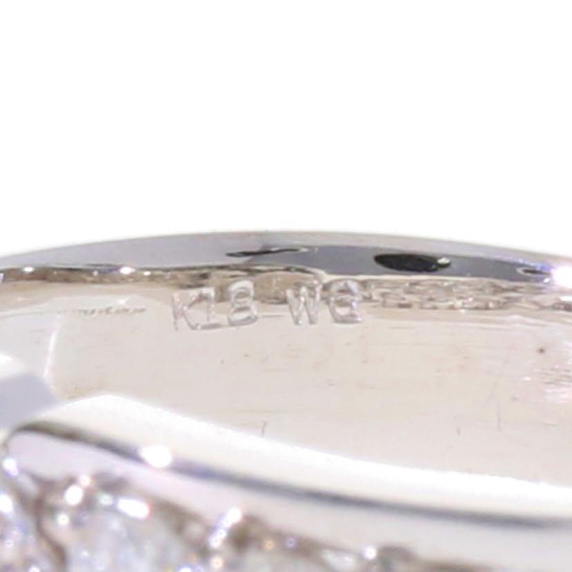 / K18WGダイヤリング0.40ct//Aランク/75