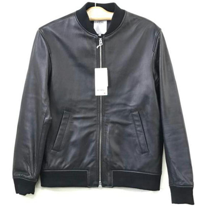 B:MING BY BEAMS ビーミングバイビームス/ラムレザーリブブルゾン/92-18-0176-202-19-20//Aランク/51