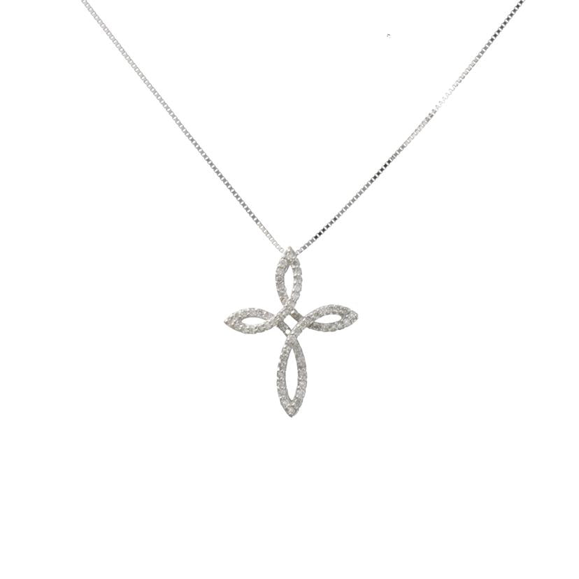 K18WGダイヤネックレス0.50ct//Aランク/95