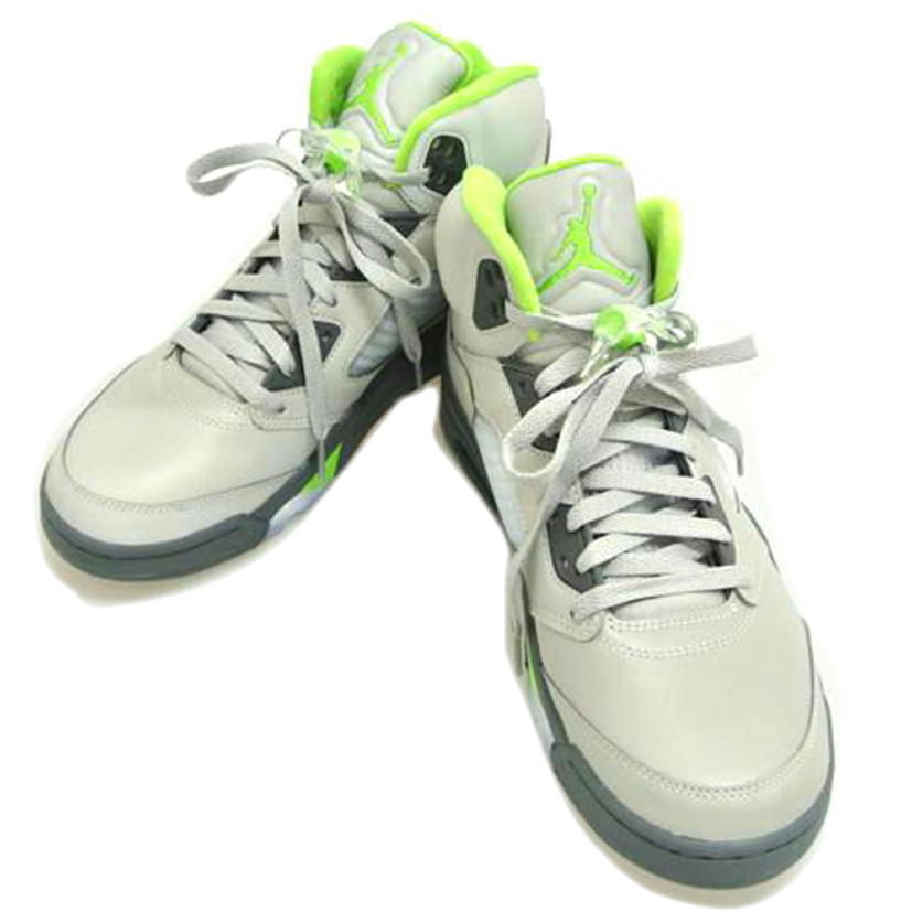 NIKE ナイキ/AIR JORDAN 5 RETRO GREEN BEAN/DM9014-003//SAランク/87