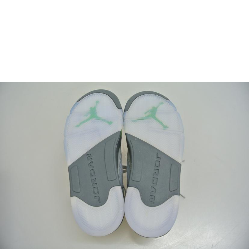 NIKE ナイキ/AIR JORDAN 5 RETRO GREEN BEAN/DM9014-003//SAランク/87