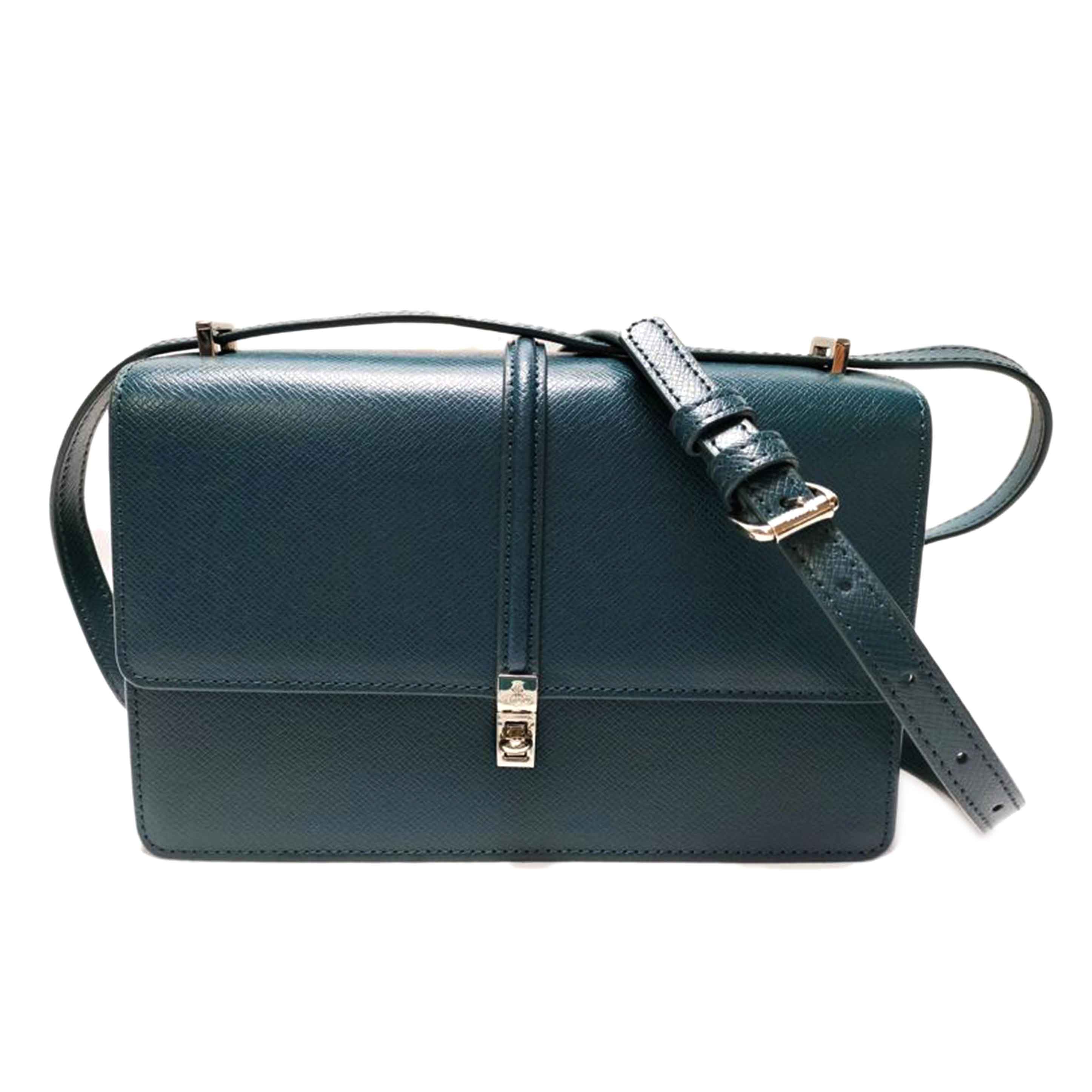 Vivienne Westwood ヴィヴィアンウエストウッド/SOFIA レザーショルダーバッグ グリーン//ABランク/52