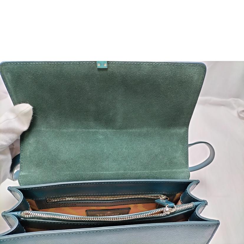 Vivienne Westwood ヴィヴィアンウエストウッド/SOFIA レザーショルダーバッグ グリーン//ABランク/52