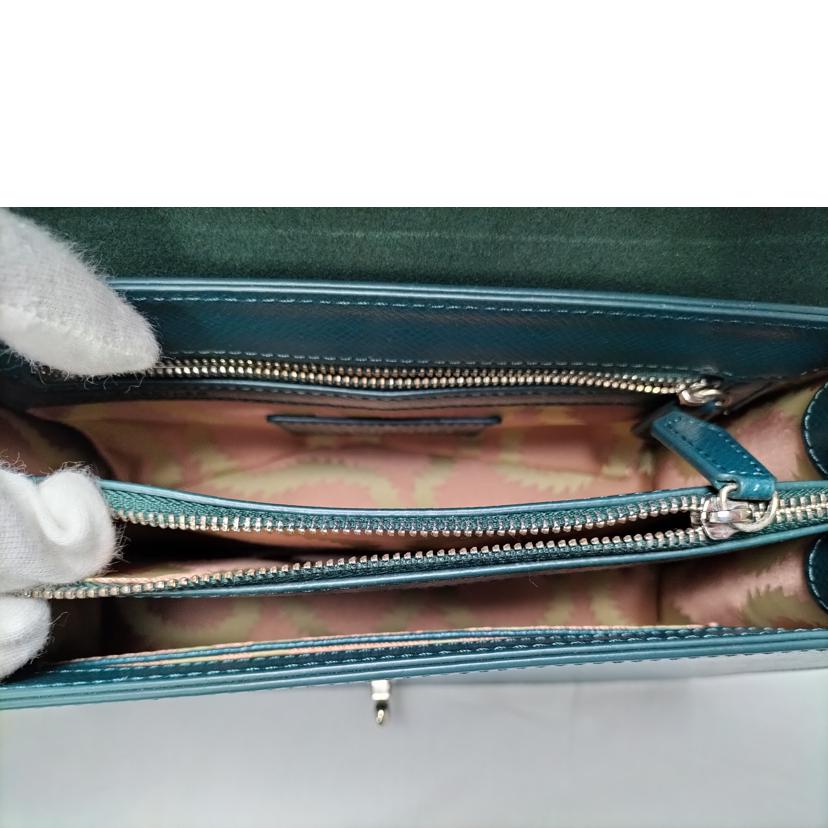 Vivienne Westwood ヴィヴィアンウエストウッド/SOFIA レザーショルダーバッグ グリーン//ABランク/52