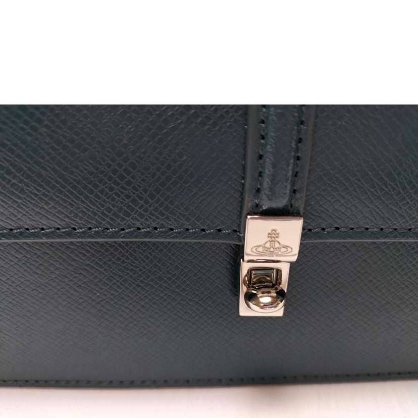 Vivienne Westwood ヴィヴィアンウエストウッド/SOFIA レザーショルダーバッグ グリーン//ABランク/52