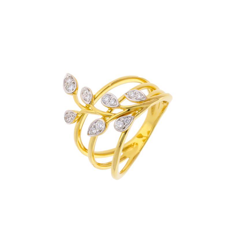 / K18ダイヤリング0.24ct//Aランク/75