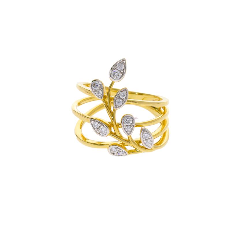 / K18ダイヤリング0.24ct//Aランク/75