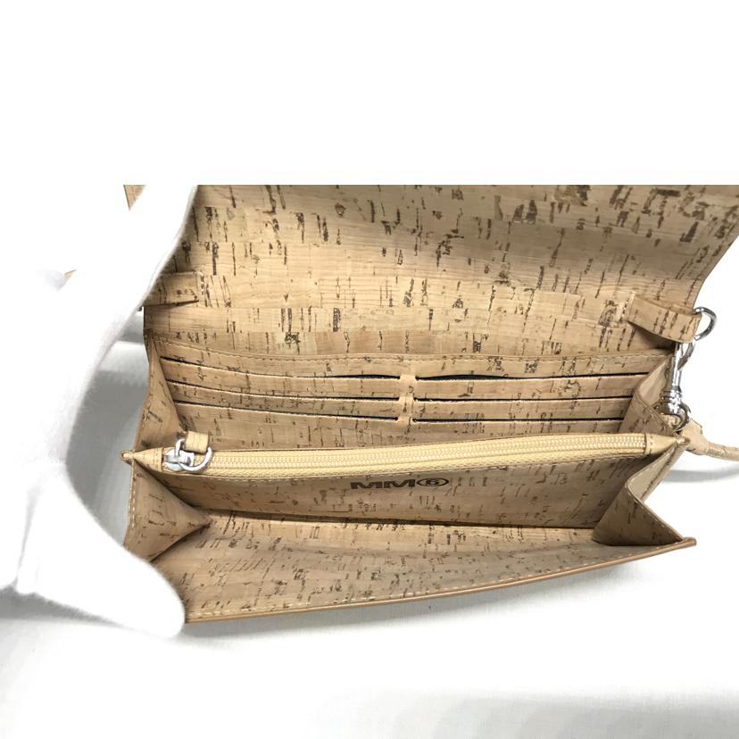 MM6 エムエムシックス/コルク調 長財布 小銭入れ付き//ABランク/51