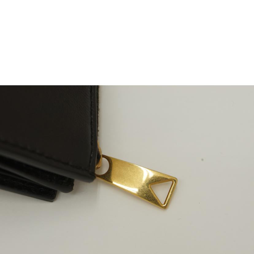 BOTTEGA VENETA BOTTEGA VENETA/マキシイントレチャート二つ折り財布/ダークブラウン//P02322921P/Aランク/09