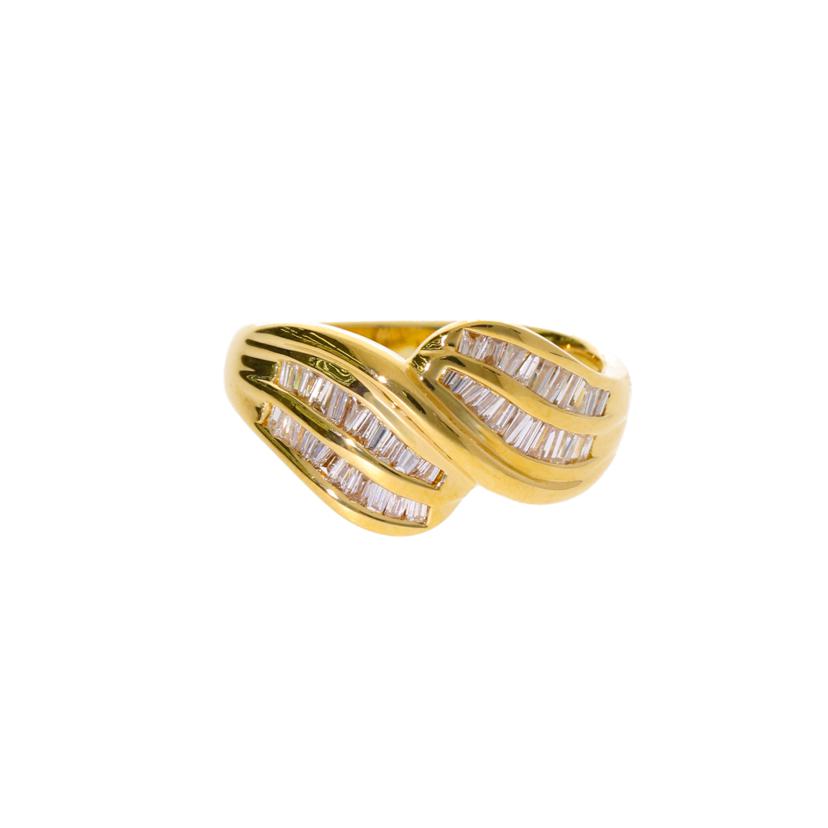 / K18ダイヤリング0.50ct//Aランク/75