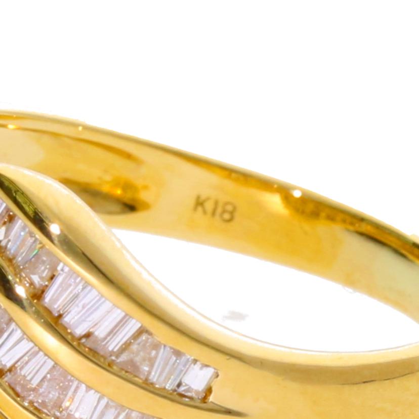 / K18ダイヤリング0.50ct//Aランク/75