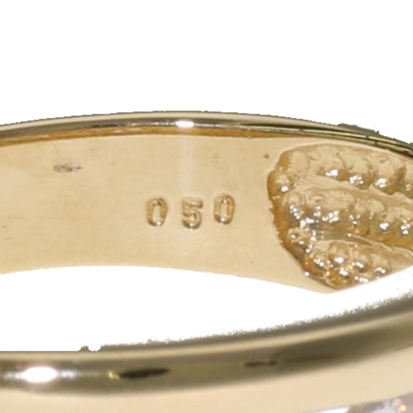 K18ダイヤリング0.50ct//ABランク/75