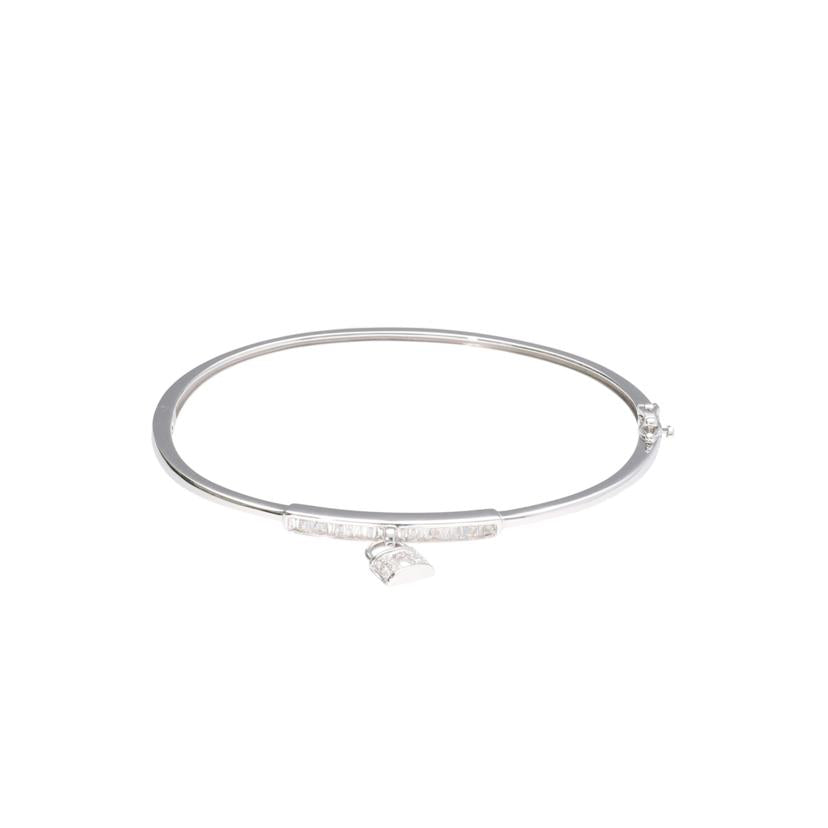 / ◎K18WGダイヤブレスレット 0.30/0.005ct//Aランク/75