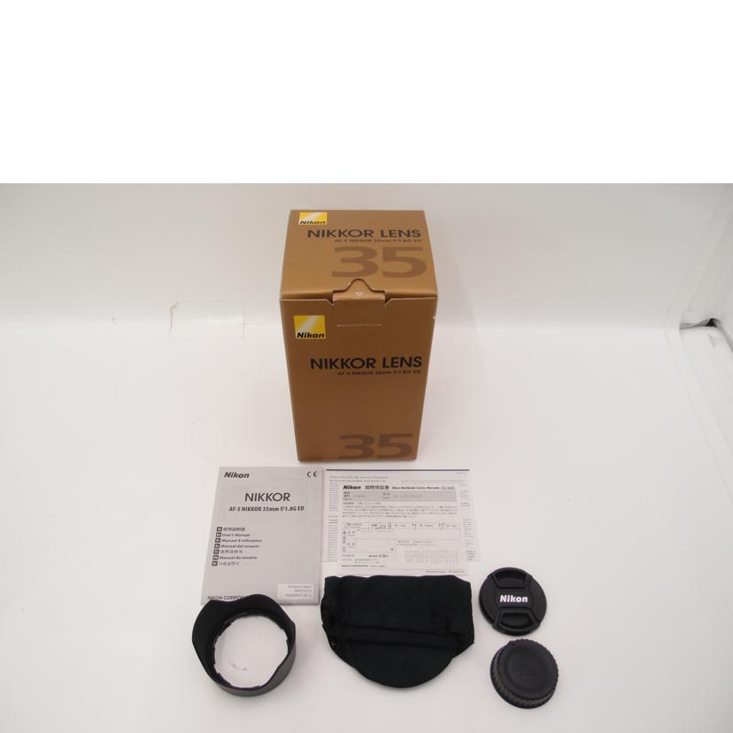 Nikon ニコン/交換レンズ/AF-S NIKKOR 35mm f/1.8G ED//274509/Aランク/69