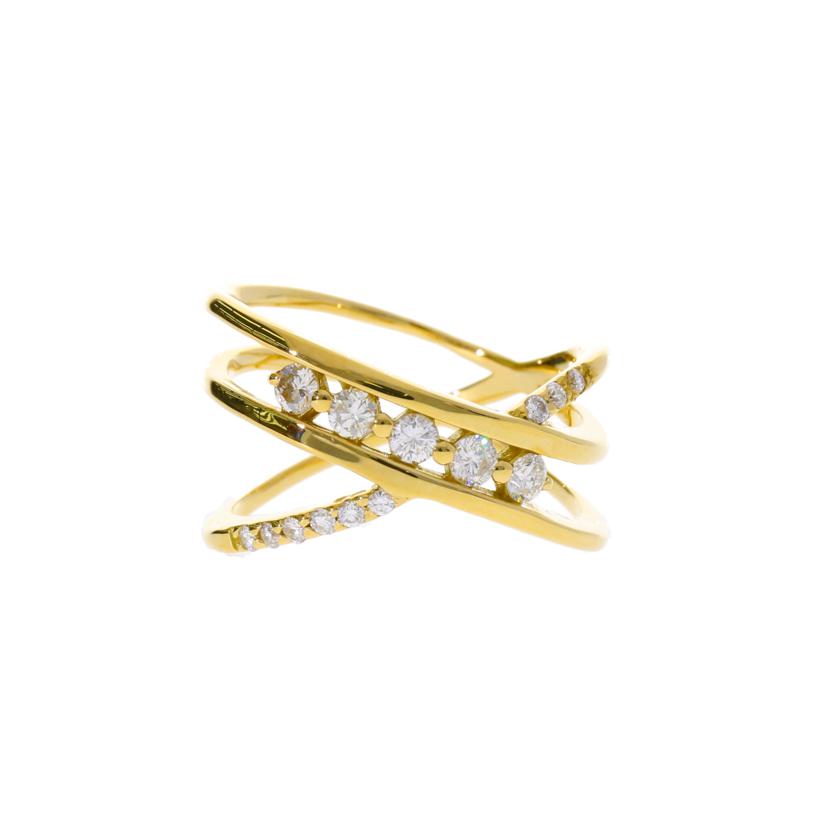 / K18ダイヤリング0.41ct//Aランク/75