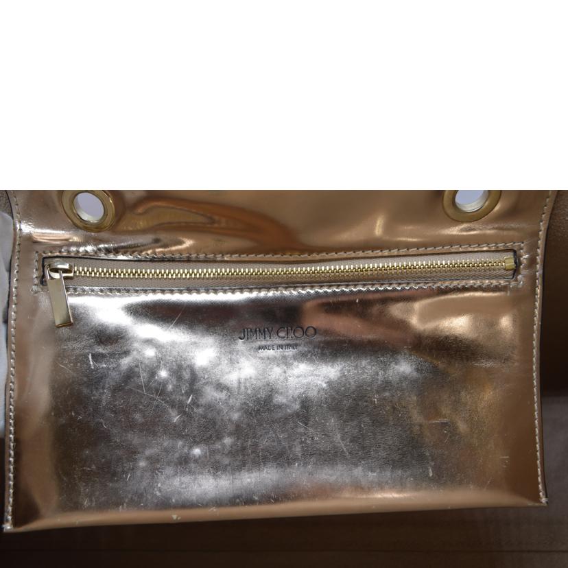 JIMMY CHOO ジミーチュウ/ライリー2wayレザーハンド/ブラウン//7MN***/Bランク/89