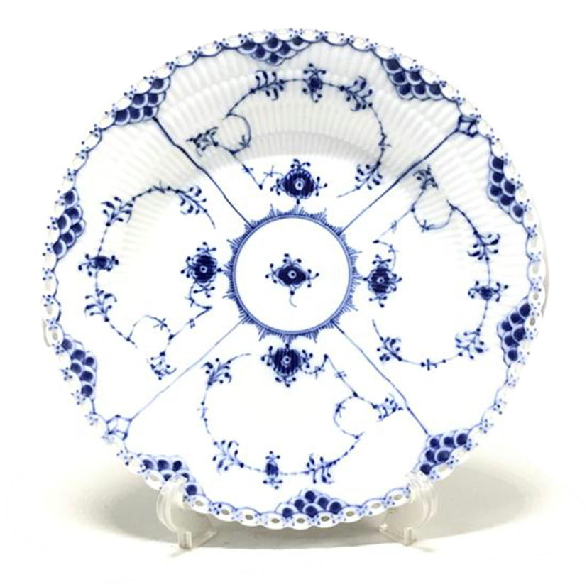 ROYAL COPENHAGEN ロイヤルコペンハーゲン/ブルーフルーテッドフルレース プレート 25cm//ABランク/51