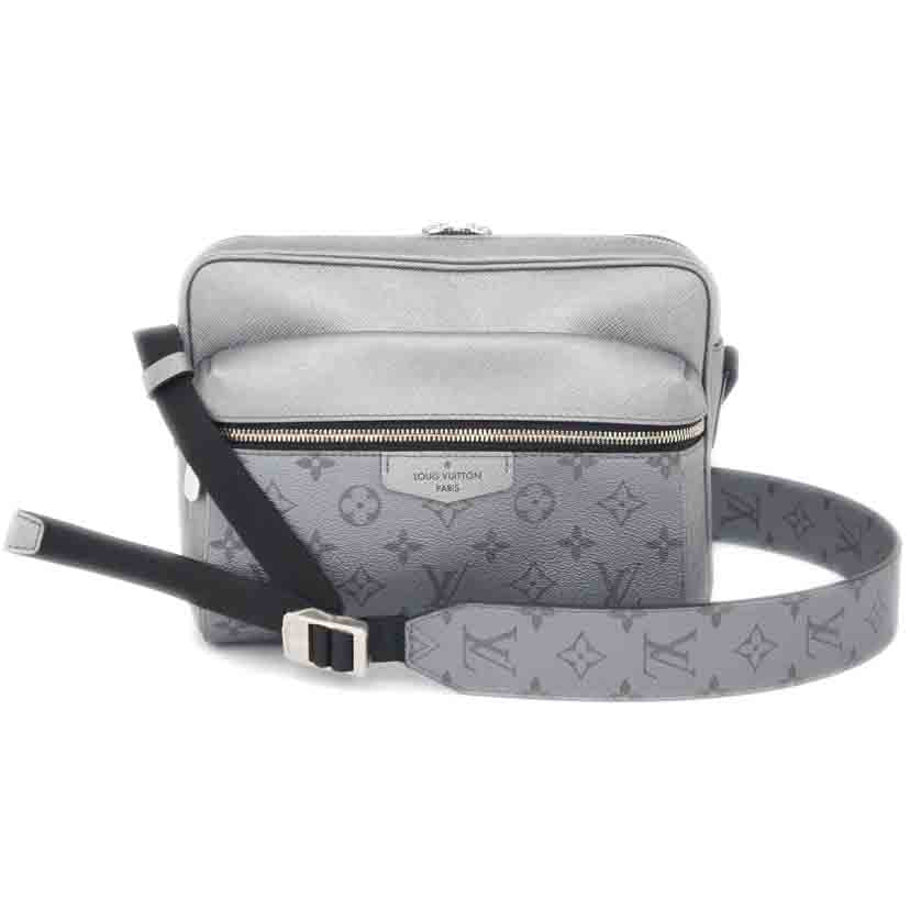 LV ルイヴィトン ヴィトン ビトン メッセンジャーバッグ メンズ 人気 ブランドバッグ 斜め掛け 肩がけ シルバー モノグラム/アウトドアメッセンジャー/タイガラマ/M30830//RFI*/SAランク/75