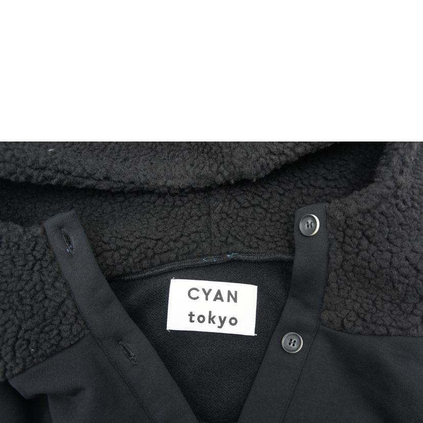 CYAN tokyo シアントーキョー/裏フリースボアフーディーシャツコート/307155//SAランク/09