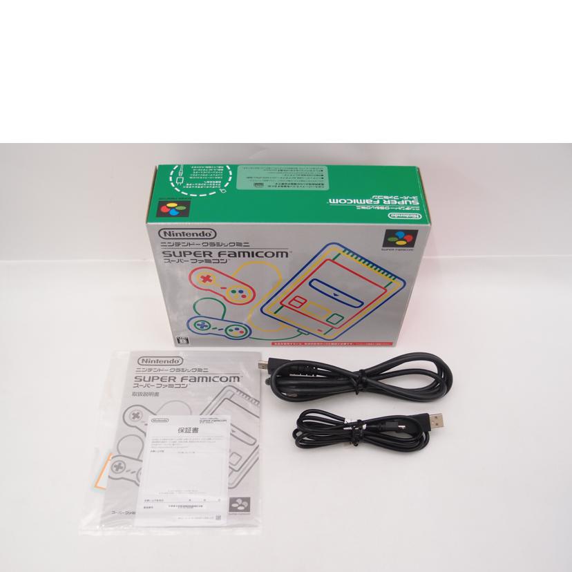 Nintendo 任天堂/ニンテンドークラシックミニ スーパーファミコン/CLV-S-SHVF//SJE104196098/ABランク/69