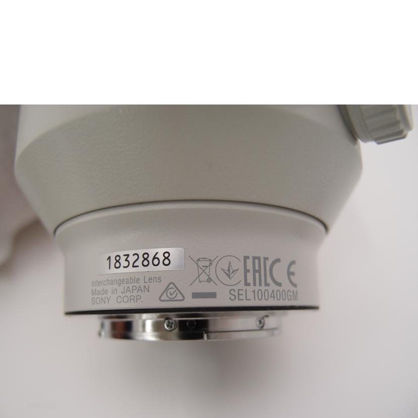 SONY ソニー/デジタル対応レンズ/FE100-400mm F4.5-5.6 GM OSS/SEL100400GM//1832868/Aランク/69
